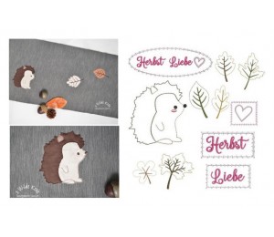 Stickserie - Igelchen Appli